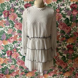 Sister Jane Sienna Seed tiered dress with polka dots